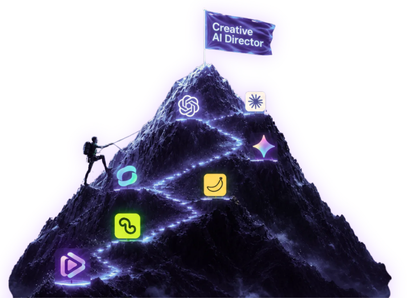 Mountain of AI tools