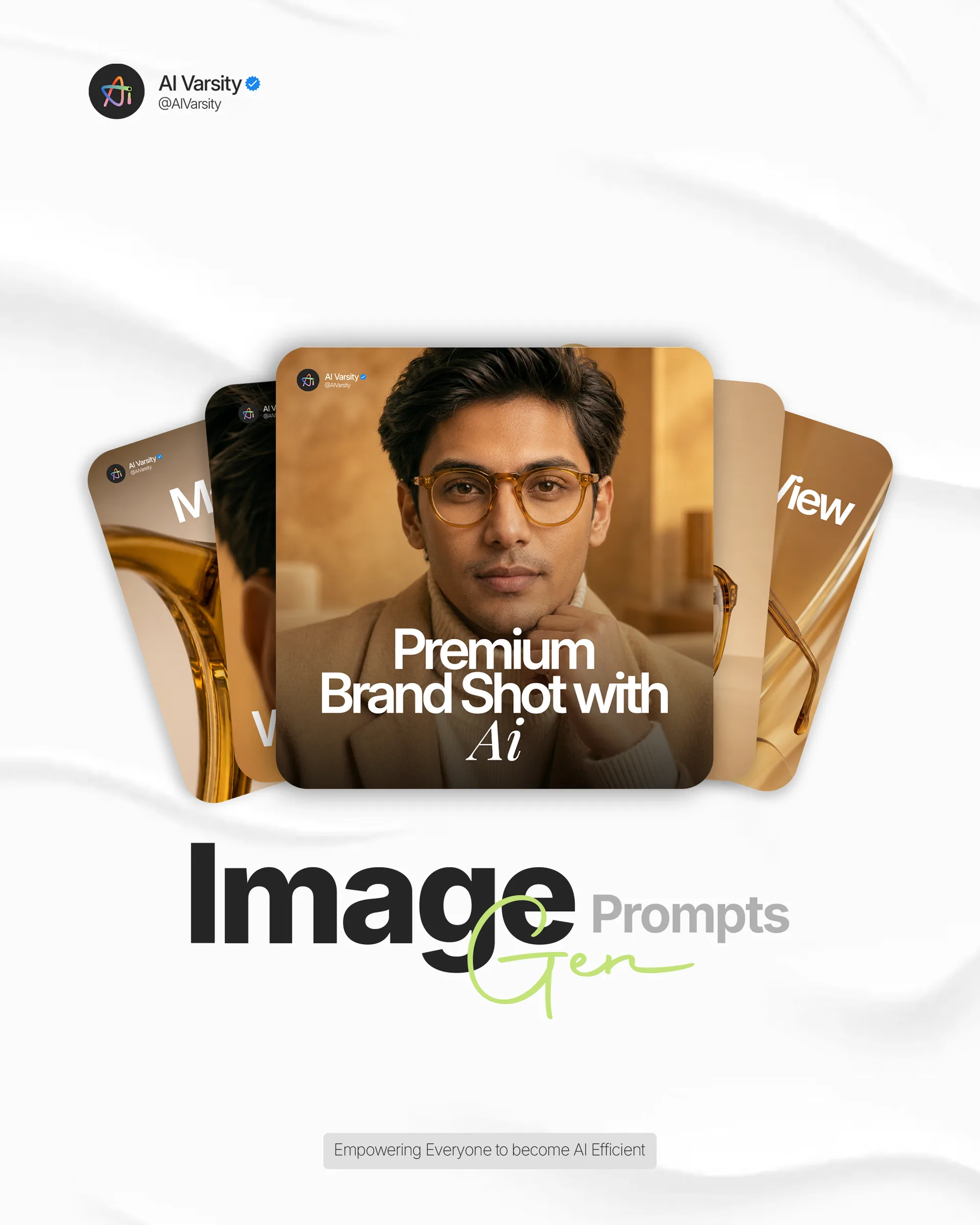 Premium Brand Photography with AI – AI Varsity Eyewear Campaign Design